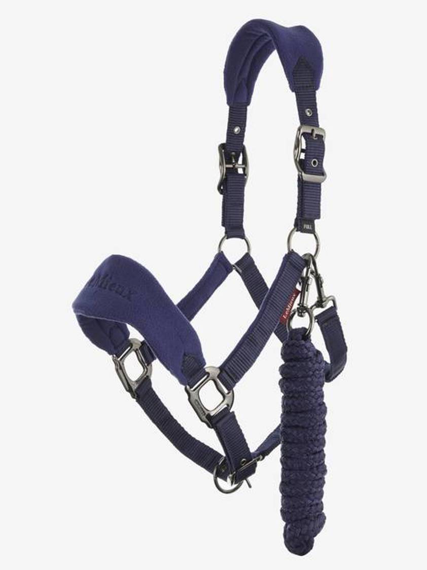 Ink Blue/Navy LeMieux Vogue Headcollar&Lead Rope