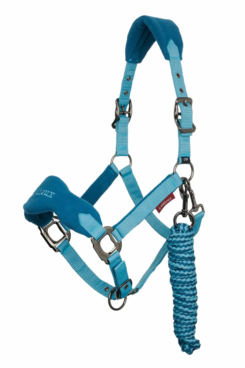 Benetton Blue LeMieux Vogue Headcollar&Lead Rope