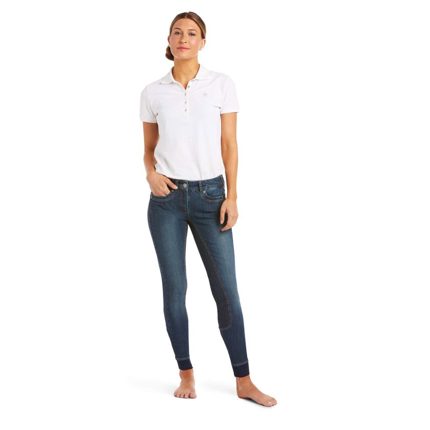 Marine Ariat Halo Denim Full Seat Breeches