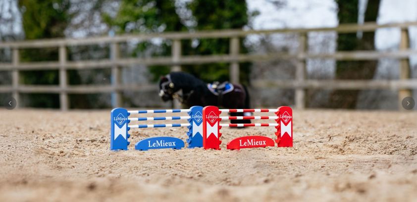 Benetton/Chilli/White LeMieux Toy Pony Jump Set