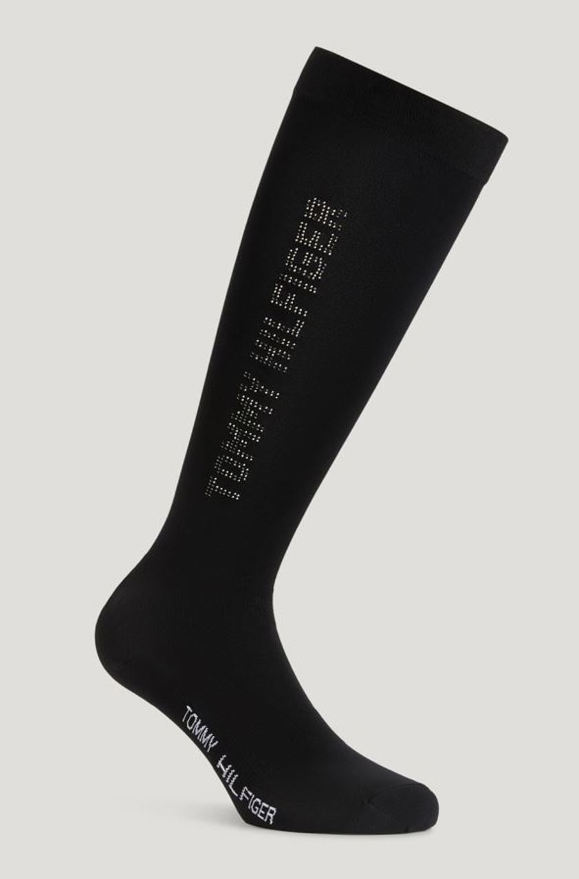 Black Tommy Hilfiger Fontana Rhinestone Socks