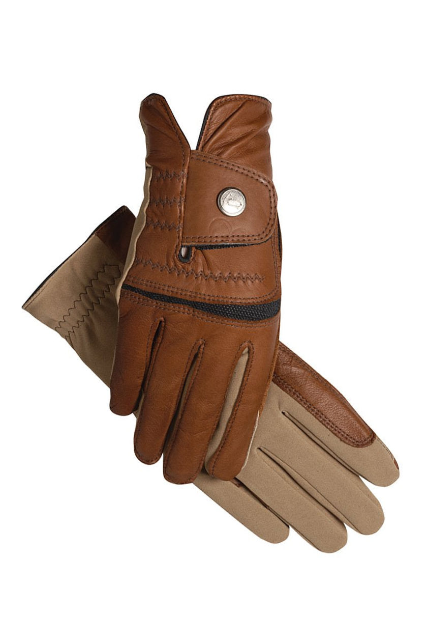 Brown/Tan SSG Hybrid  Leather Glove Style 4200