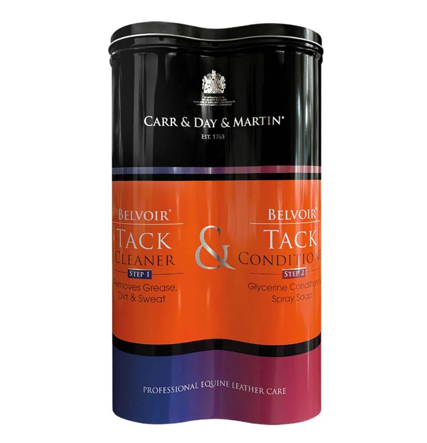 Black/Orange Tin Carr & Day & Martin Belvoir Step 1 & 2 Duo Tin