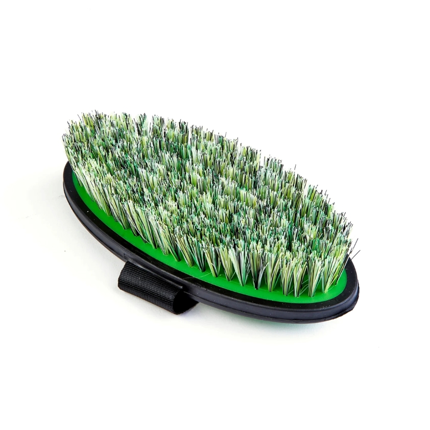 Lime Green Ezi-Groom Body Brush