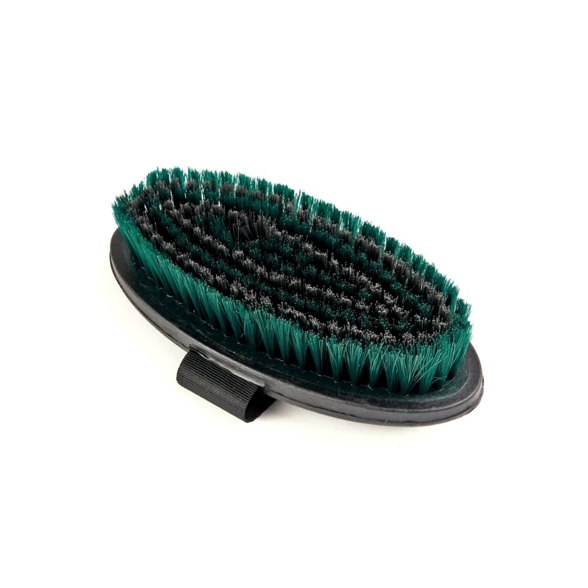 Forest Green Ezi-Groom Body Brush