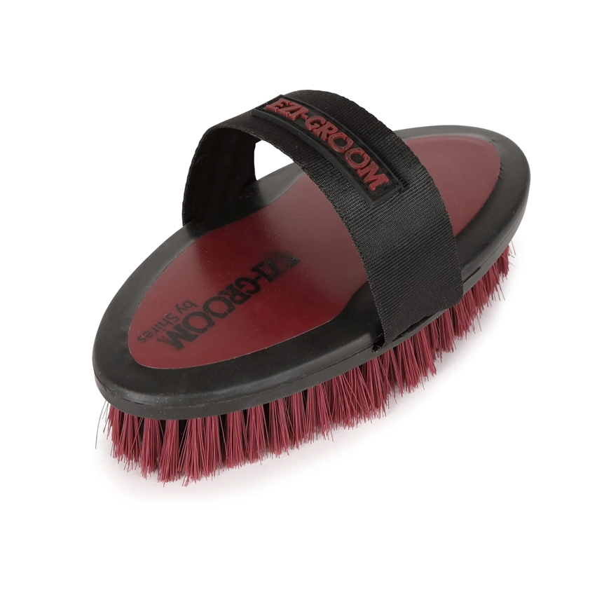 Burgundy Ezi-Groom Body Brush