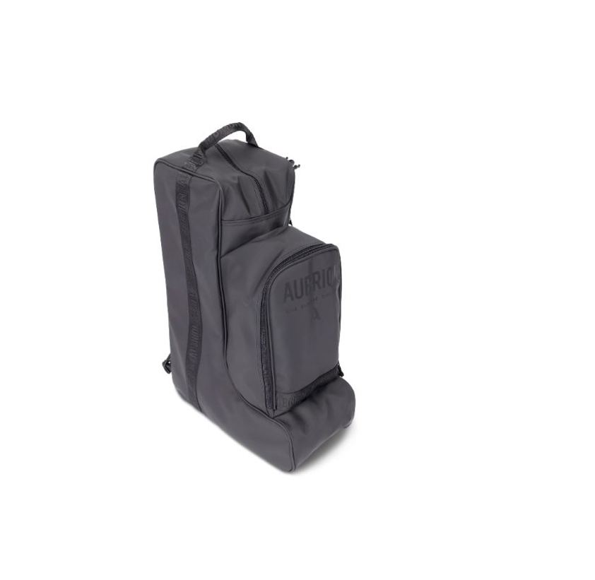 Black Aubrion React Hat, Whip And Boot Bag