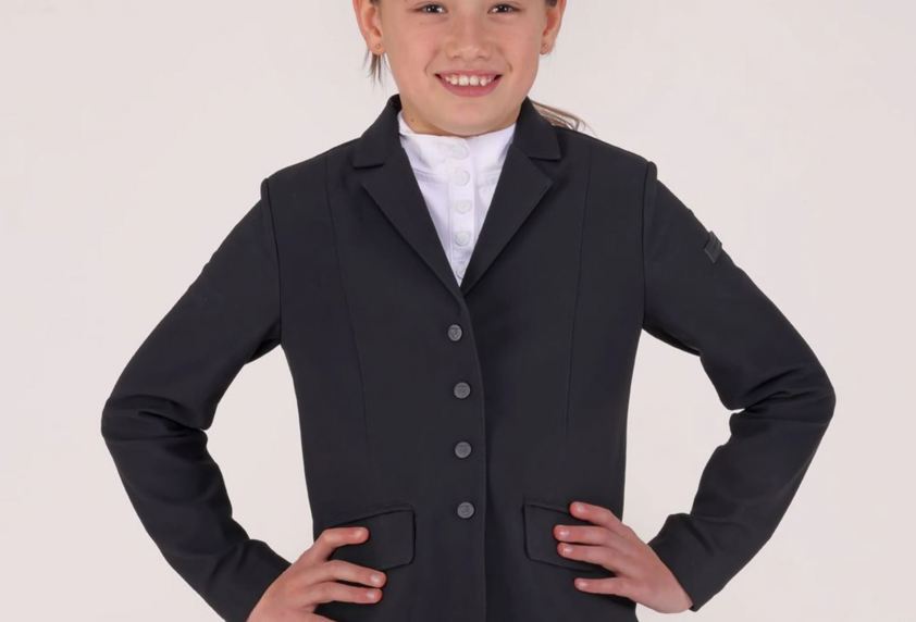 Black Aubrion Optima MX Show Jacket -Young Rider