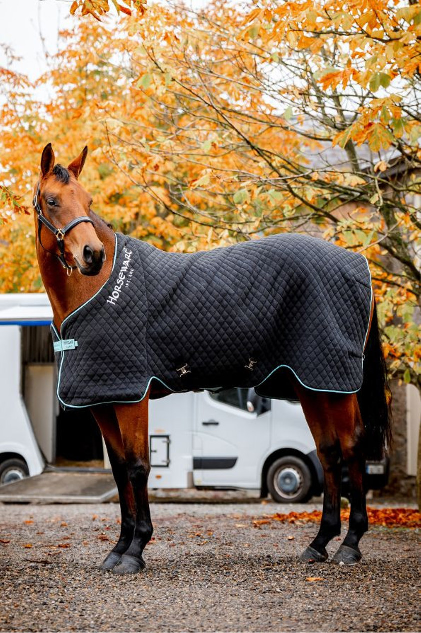 Black/Aqua Horseware Autumn Cooler