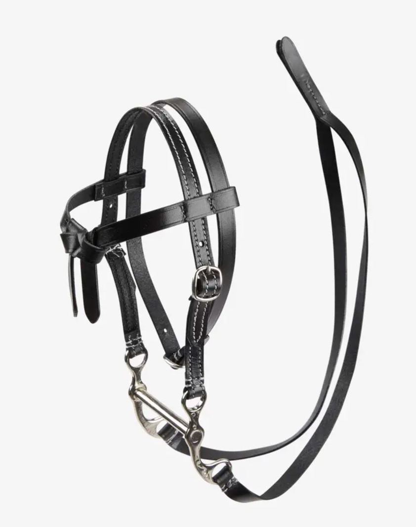Black Toy Pony Western Bridle