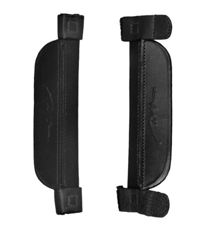 Black Dy'on Leather Blinkers
