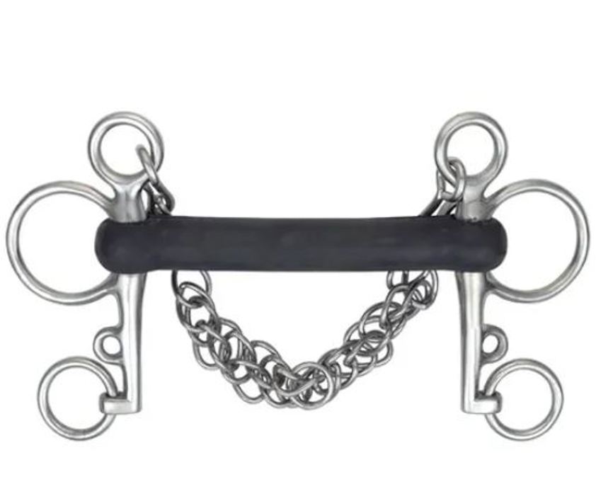 Flexible Rubber Mouth Pelham