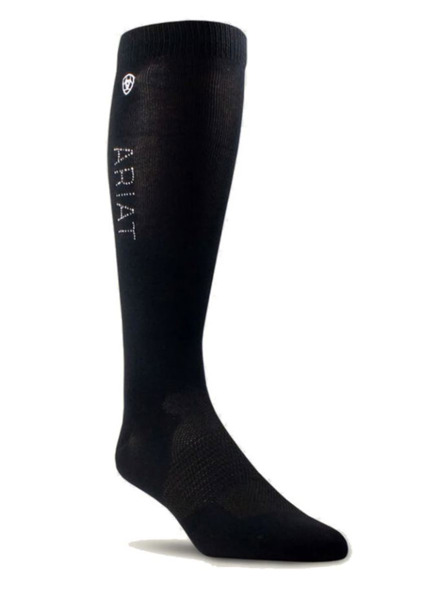 Black Ariat Tek Radiant Socks