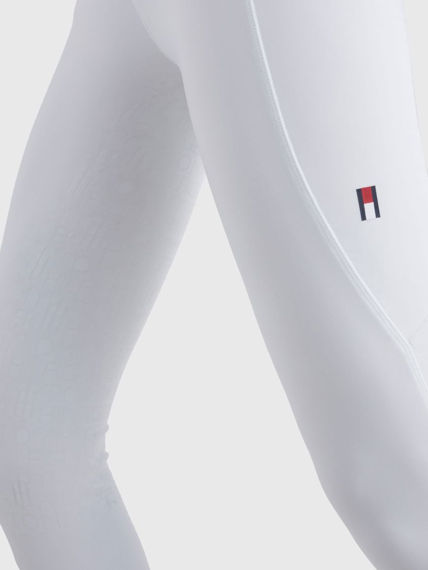 White Tommy Hilfiger Full Seat Smart Riding Leggings