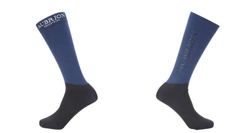 Midnight Aubrion Equestrian Socks - Young Rider