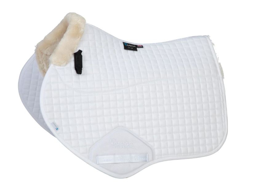 White/Natural  Arma SupaFleece Jump Saddlecloth