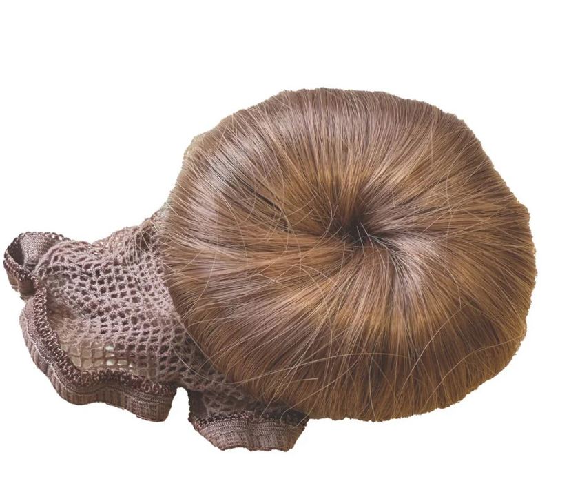 Copper Brown Equetech Bun Extension Hairnet