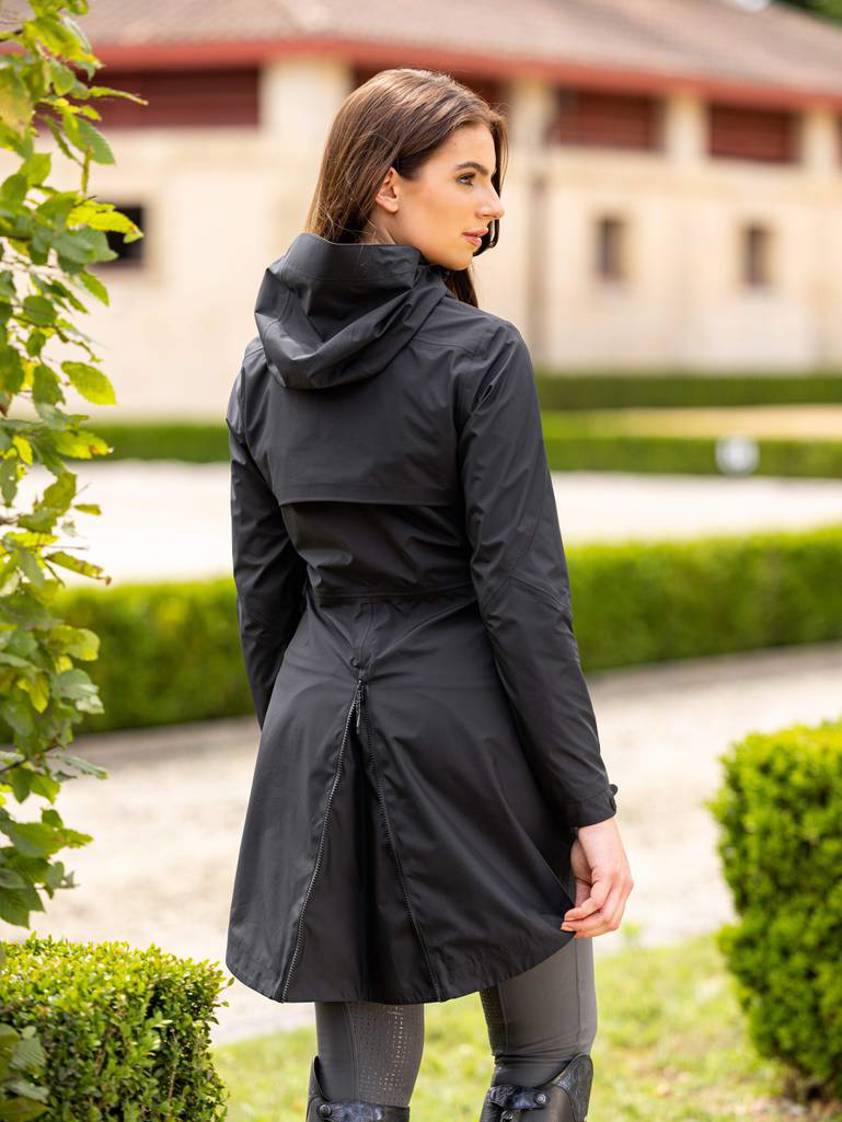 Black LeMieux Grace Long Rain Jacket