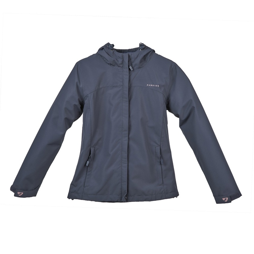 Navy Aubrion Young Rider Cloudburst Raincoat