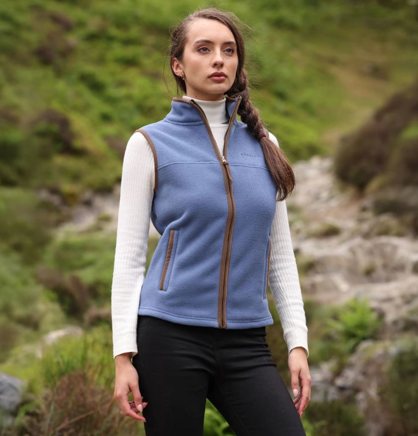 Blue Aubrion Core Fleece Gilet