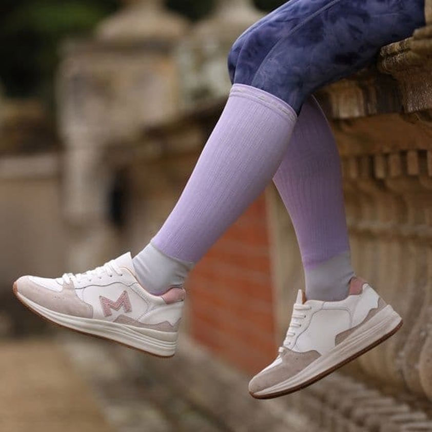 Lavender Aubrion Tempo Compression Socks