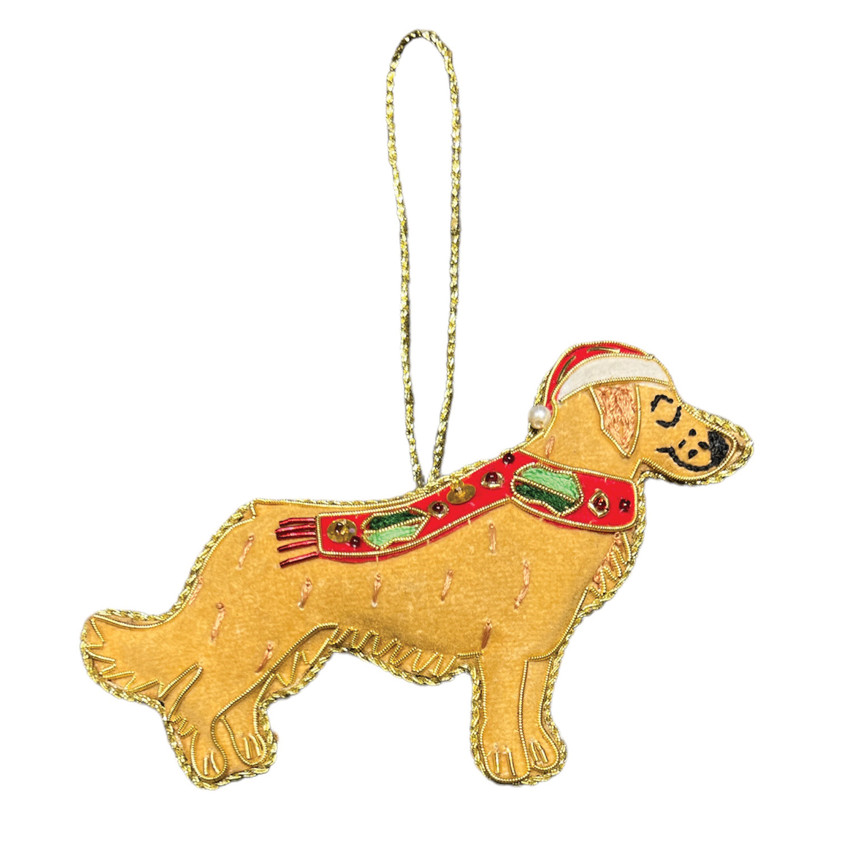 Golden Retriever Christmas Tree Decoration