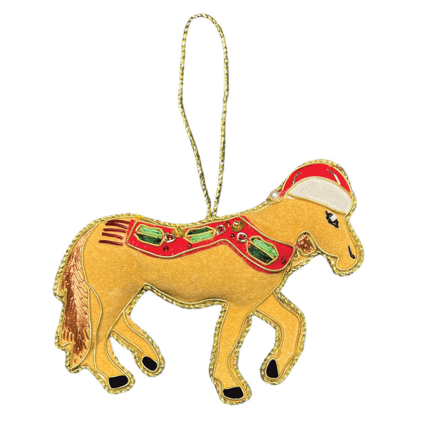 Dun Horse Christmas Tree Decoration