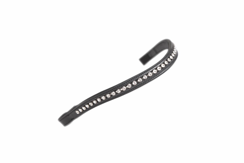 Black/Clear GARA Large Diamante Browband