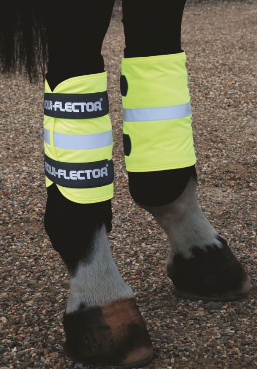 Yellow Equi-Flector Leg Wraps