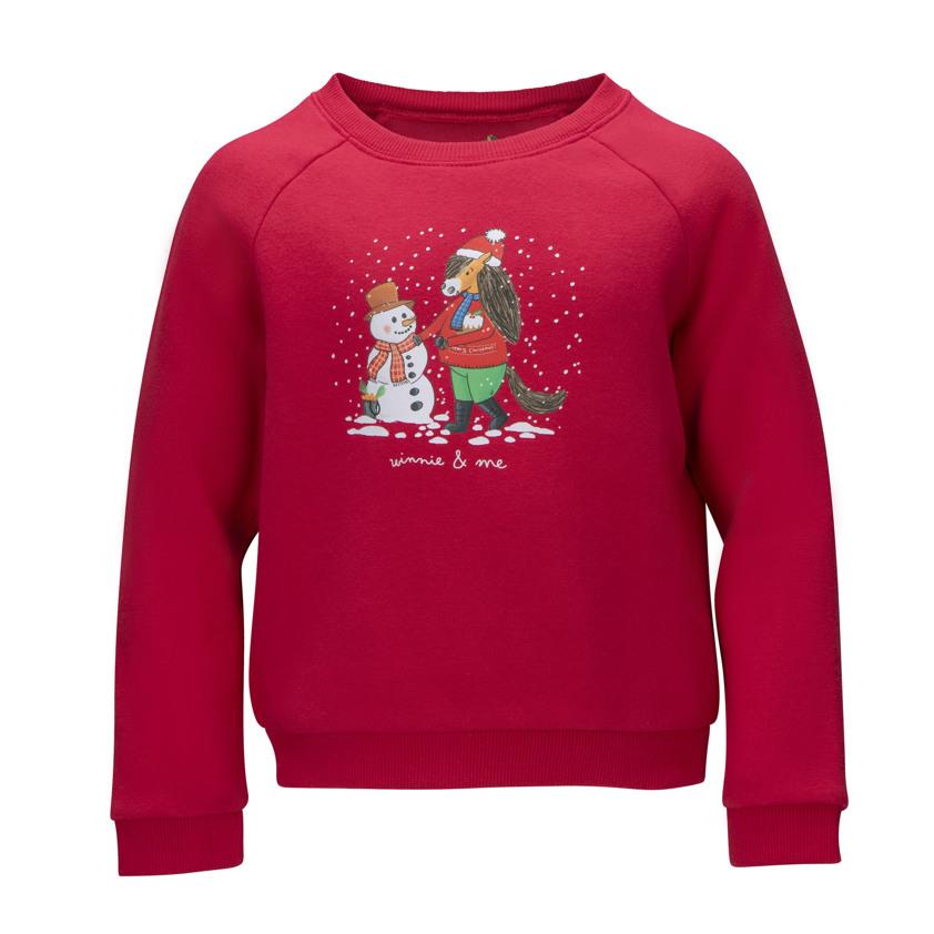 Red Winnie & Me Festive Sweatshirt - Child