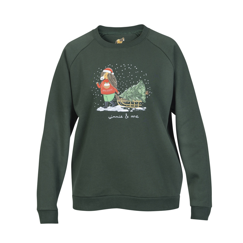 Green Winnie & Me Festive Sweatshirt - Child
