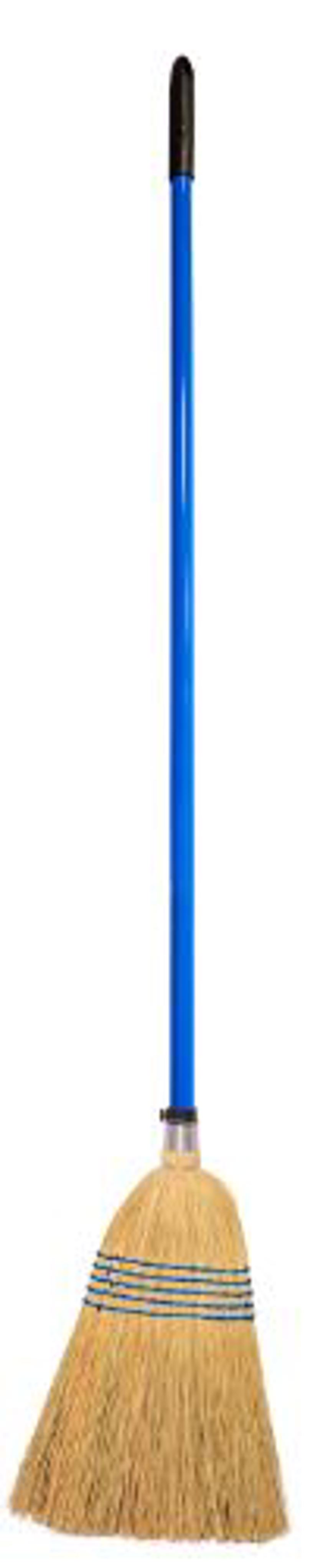 Blue Red Gorilla Synthetic Corn Broom