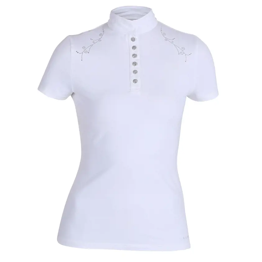 White Aubrion Young Rider Lincoln Show Shirt