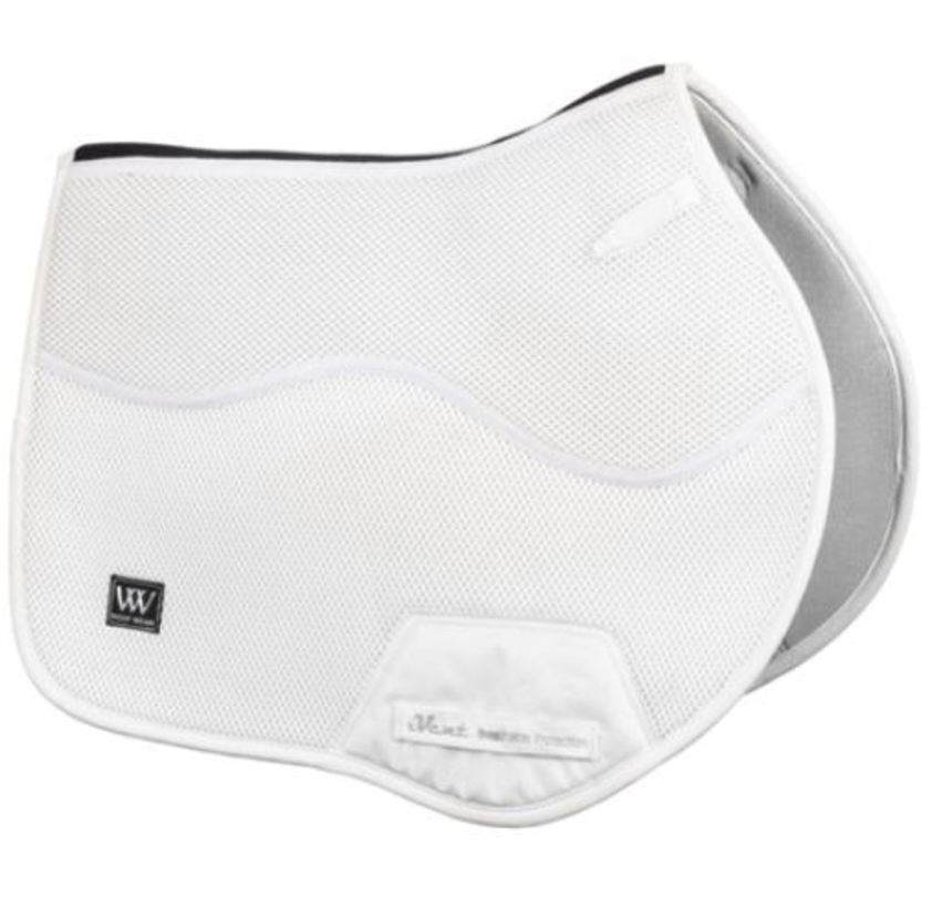 White Woof Wear Elite Comfort Mesh CC Saddlecloth