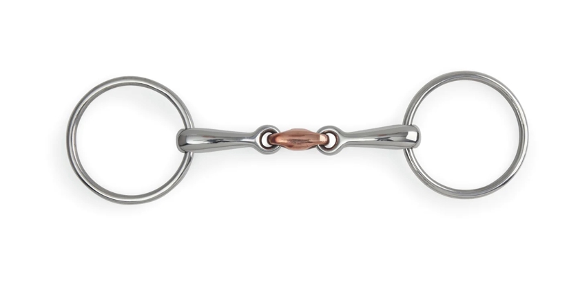 Loose Ring Copper Lozenge Snaffle