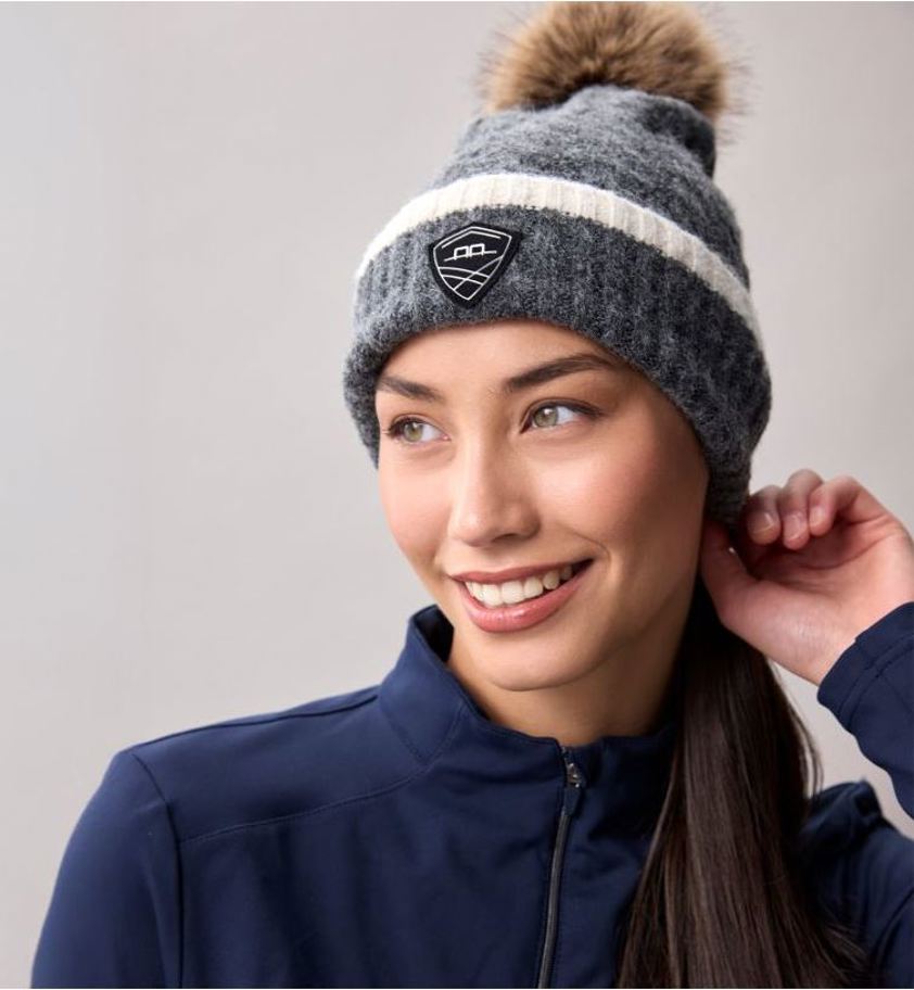 Core Black AA Monogram Beanie