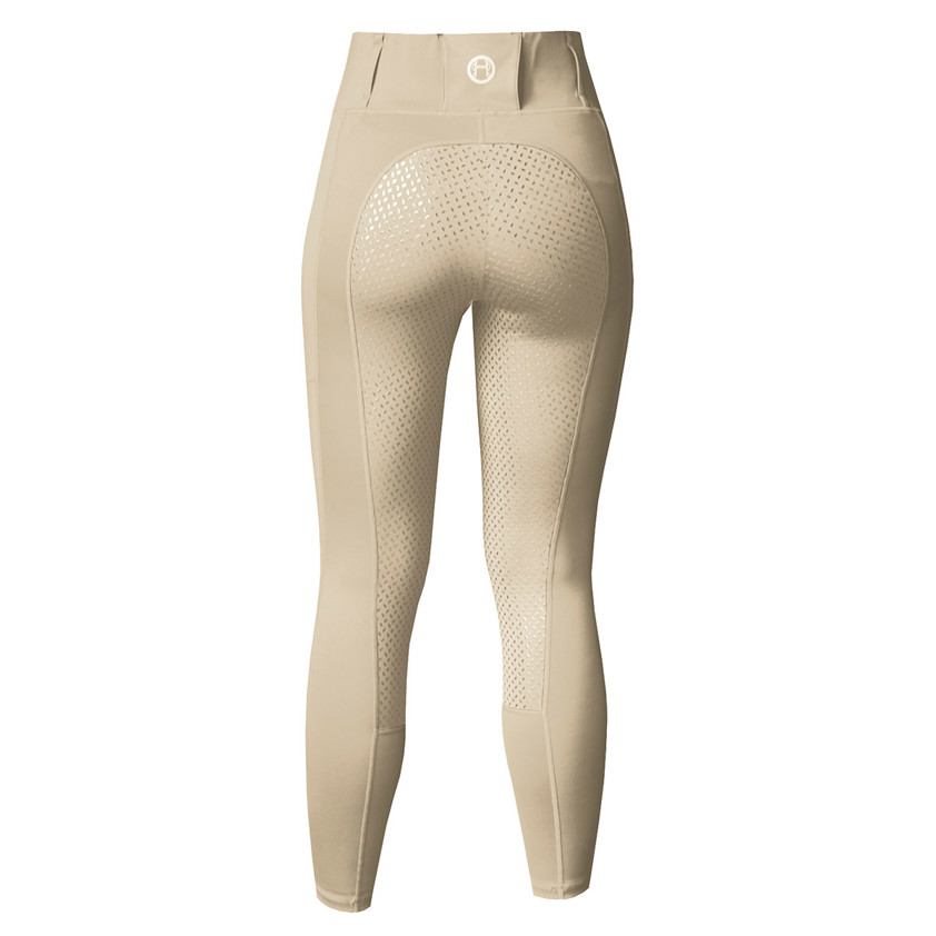 Beige Performance Aqua-Shield Riding Tights