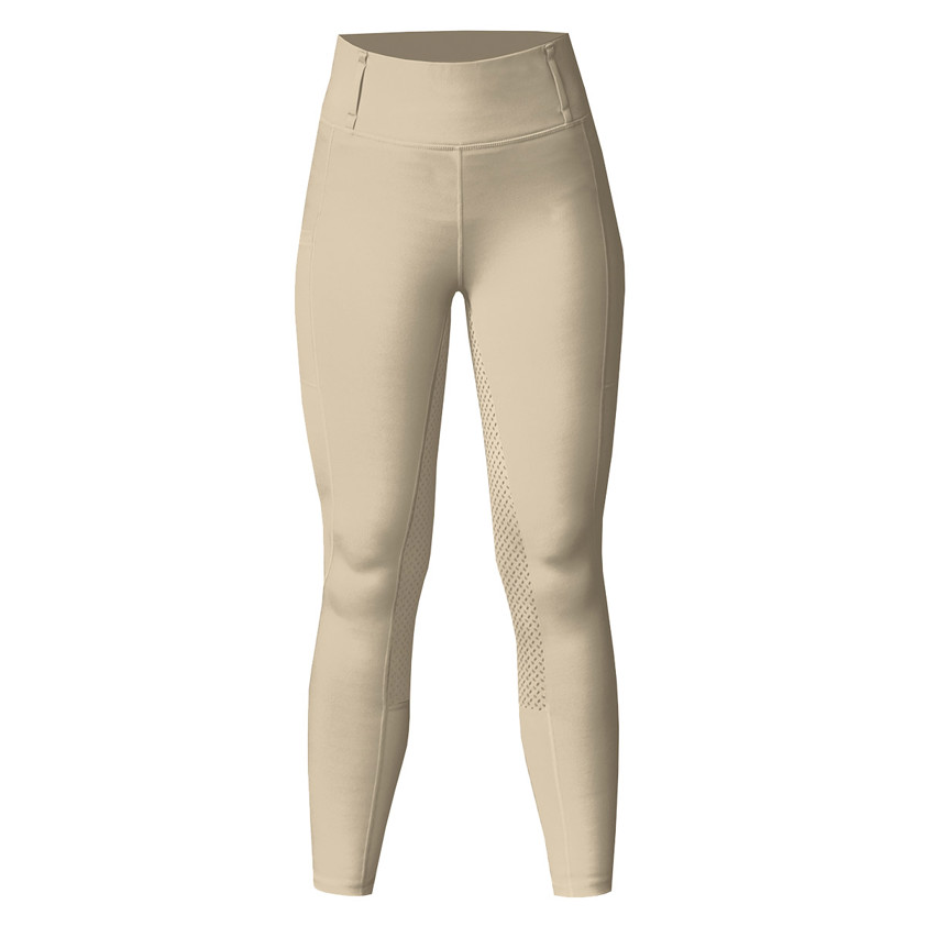 Beige Performance Aqua-Shield Riding Tights