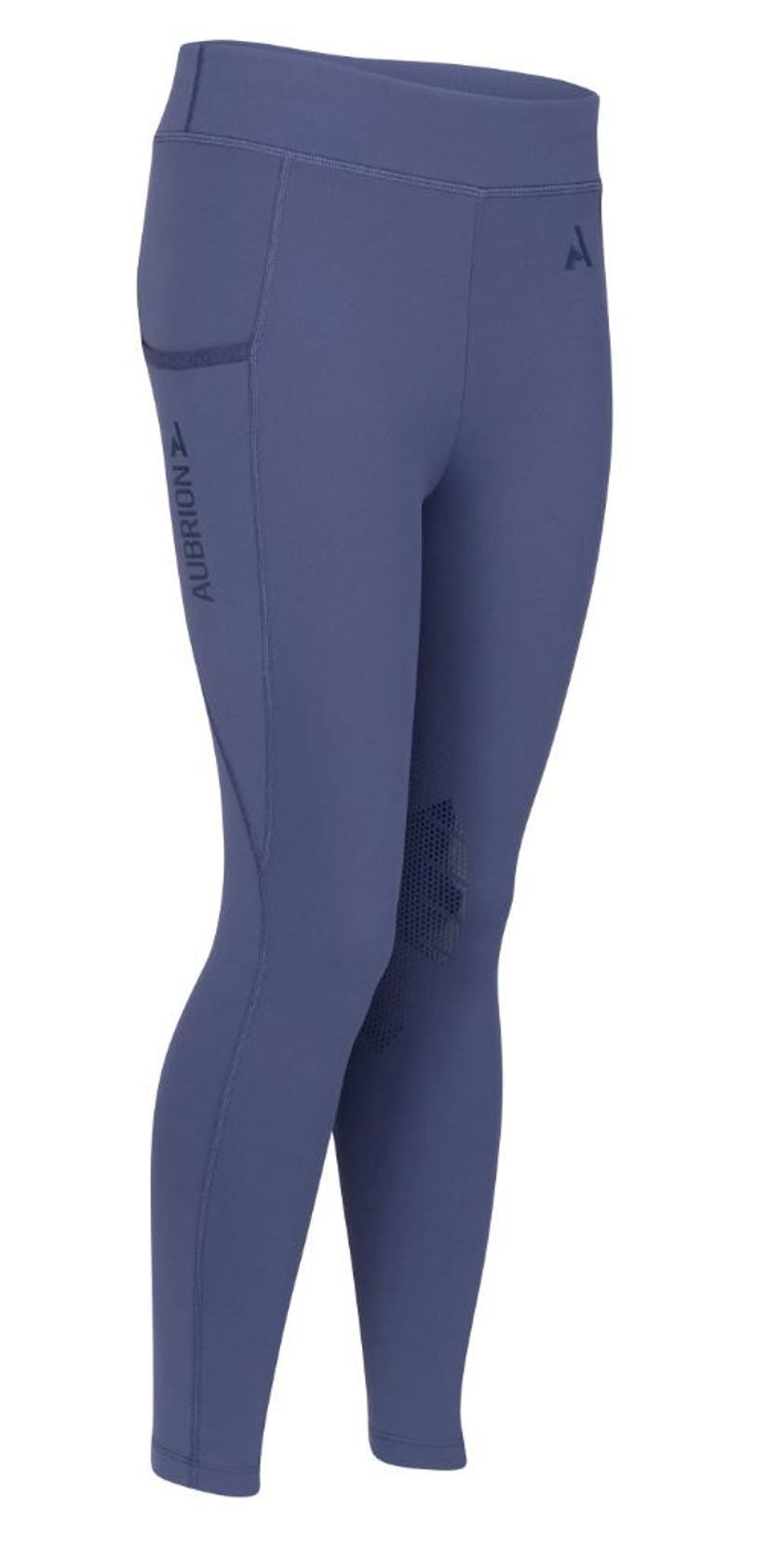 Midnight Aubrion React Rhythm Riding Tights - Young Rider
