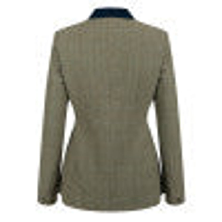 Green Equetech Ladies Thornborough Deluxe Tweed Jacket