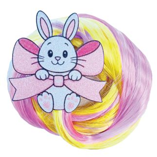 Pink/Lilac/Yellow Equetech Easter Bunny Tail Tassel