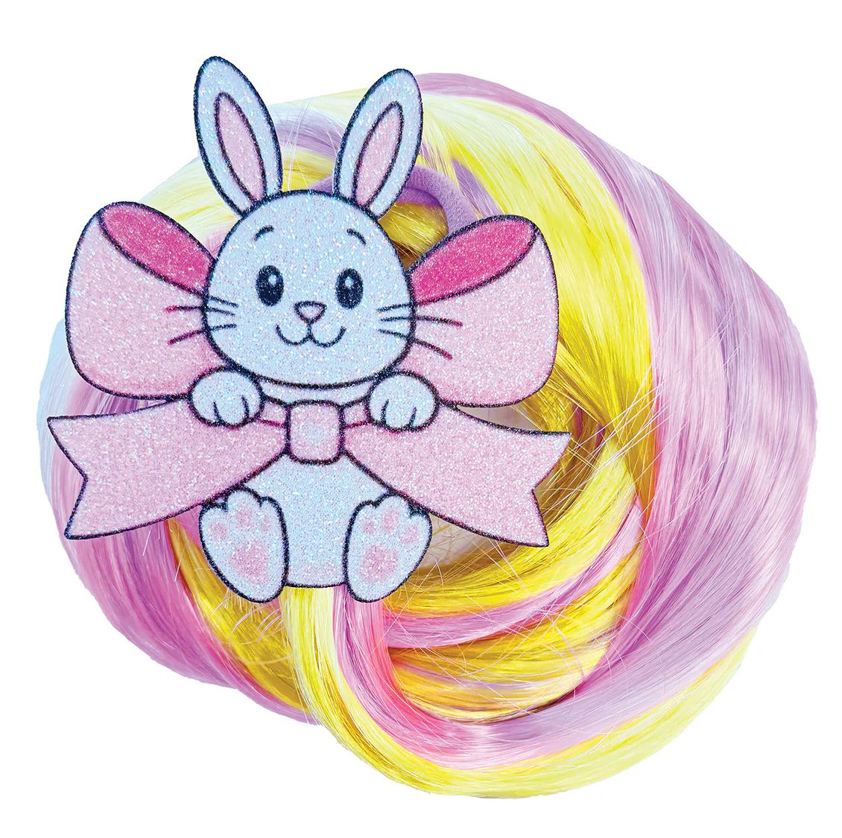 Pink/Lilac/Yellow Equetech Easter Bunny Tail Tassel