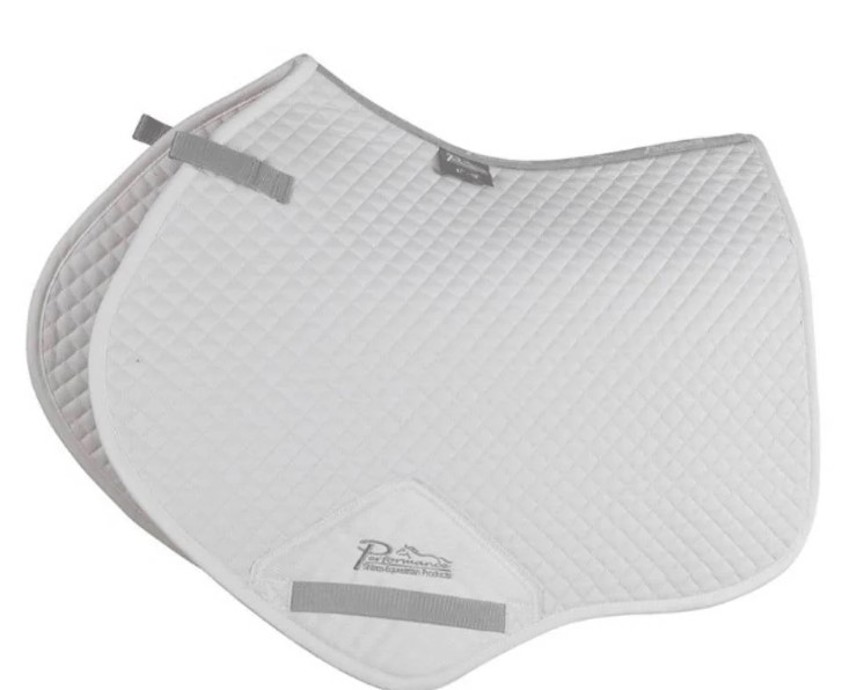 White Performance Jump Saddlecloth
