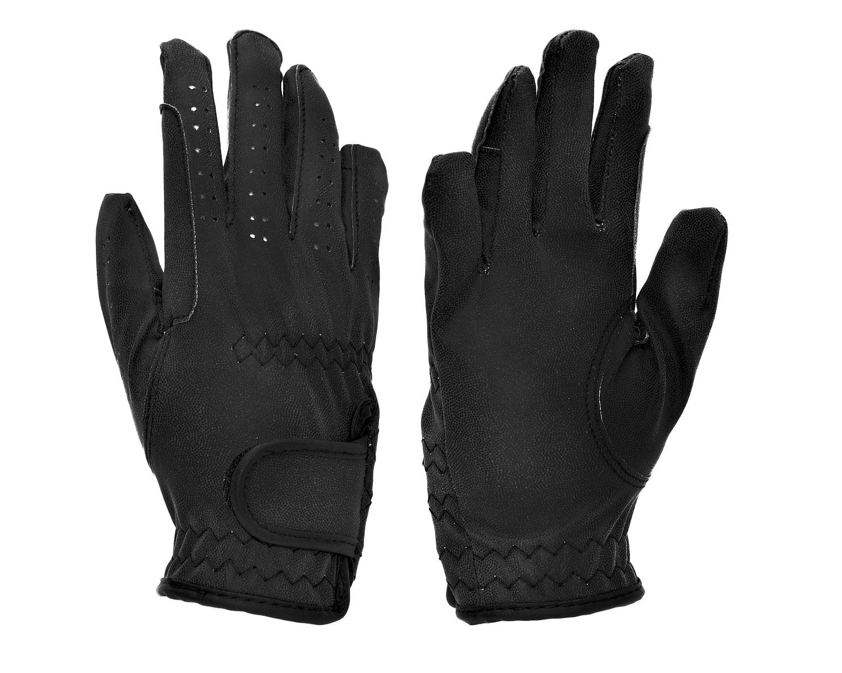 Black Ascot Junior Eventer Gloves