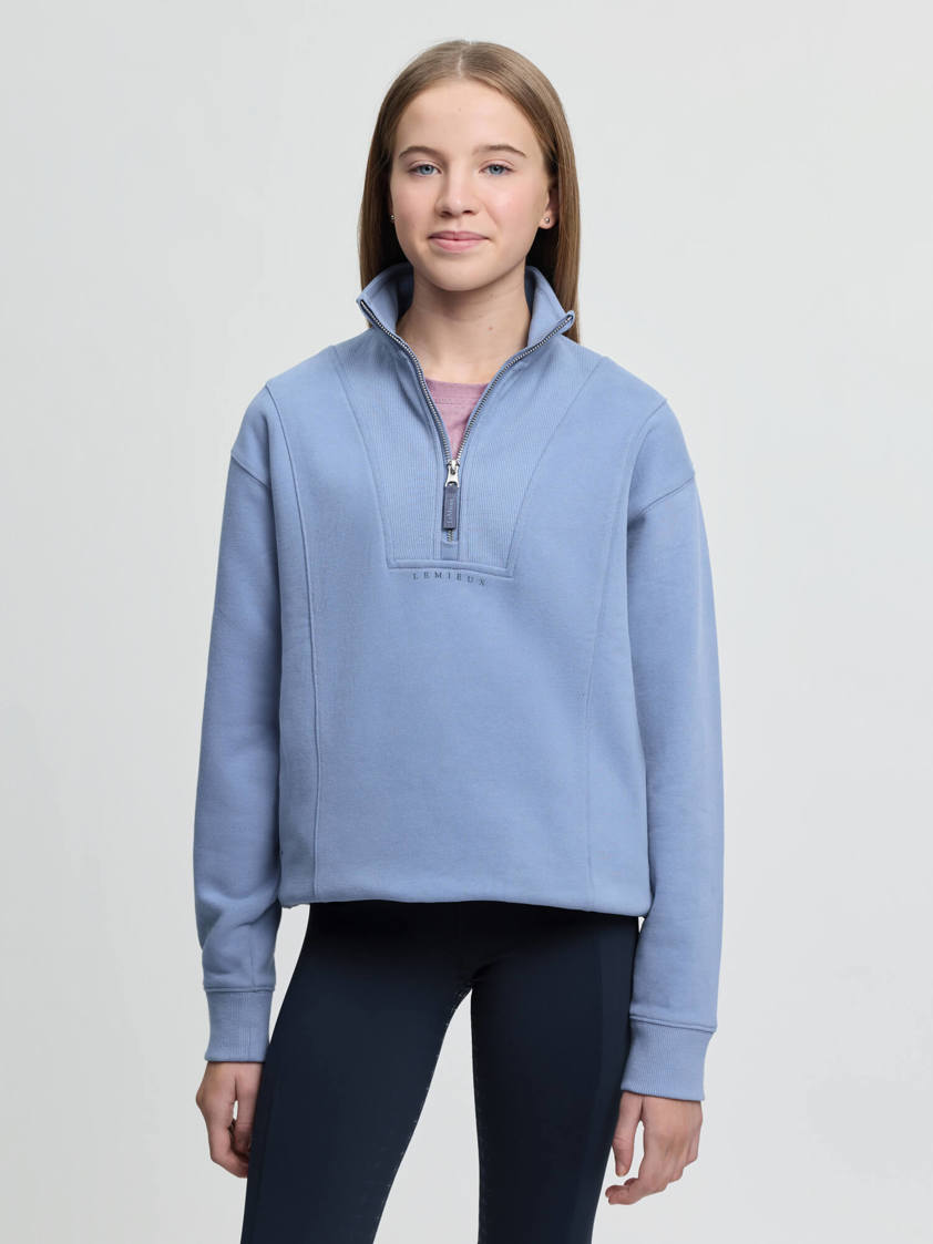 Powder Blue LeMieux Young Rider Vianne Quarter Zip