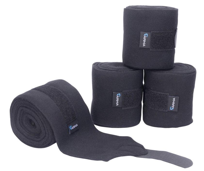 Black Arma Fleece Bandages
