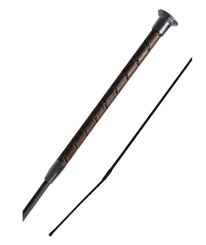 Chocolate/Black Woof Wear Stealth Dressage Whip