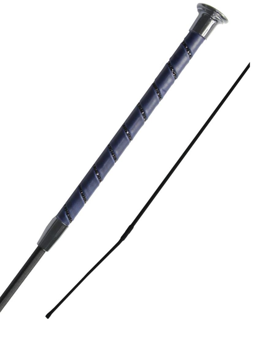 Navy/Black Woof Wear Stealth Dressage Whip
