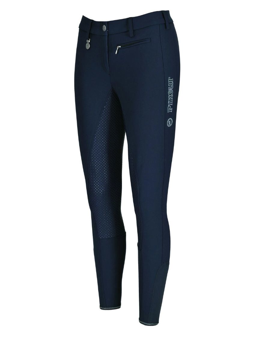 Navy Pikeur Lugana Stretch Breeches