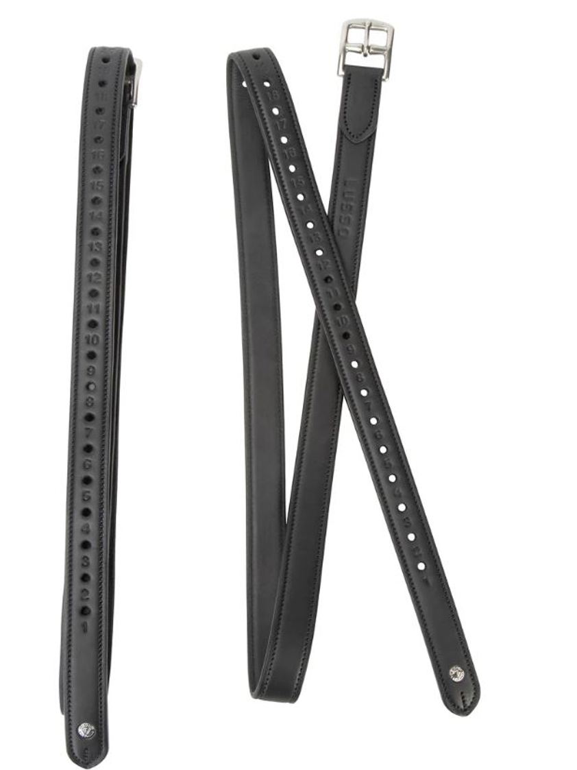 Black Velociti Lusso Wrapped Stirrup Leathers